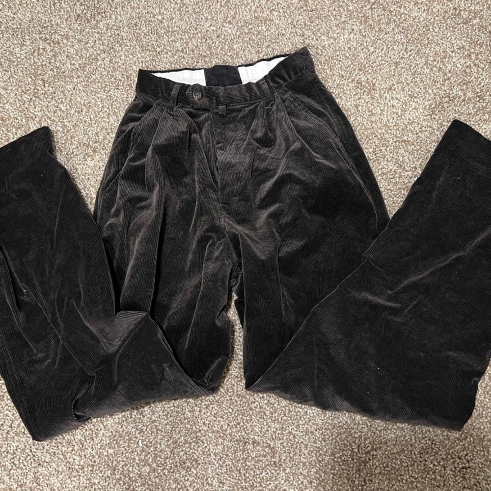 Black Corduroy Trousers